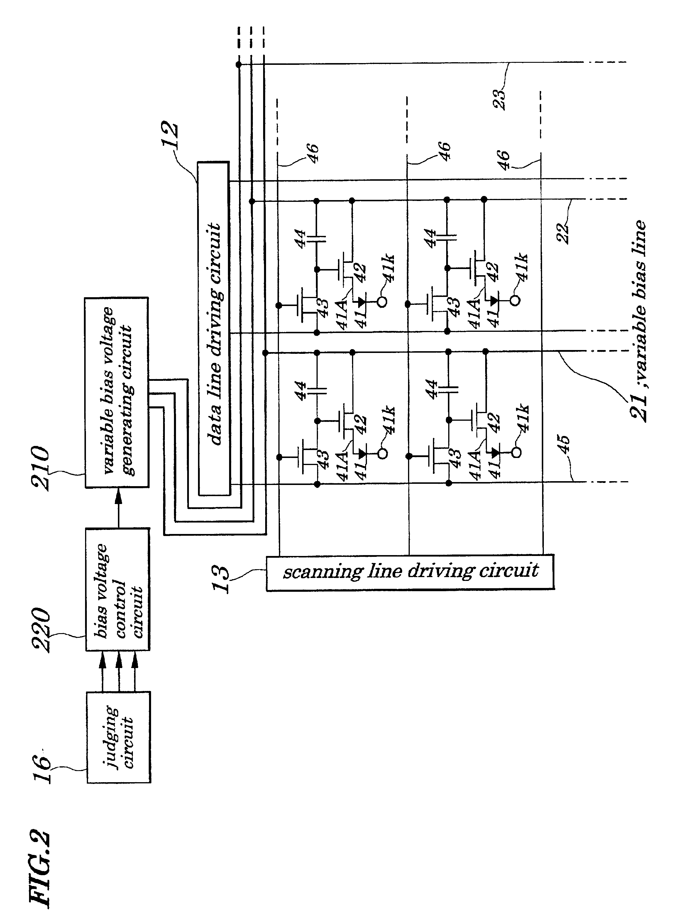 Active-matrix type display device