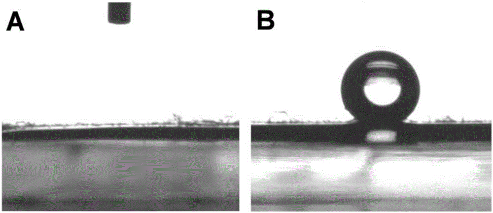 Superhydrophobic cloth prepared by layered double hydroxide and its preparation process