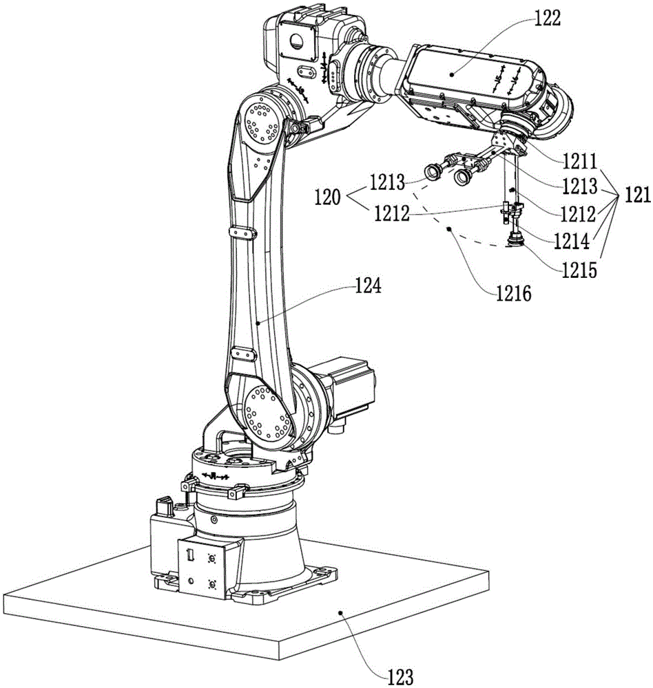 Automatic storage system of industrial robot