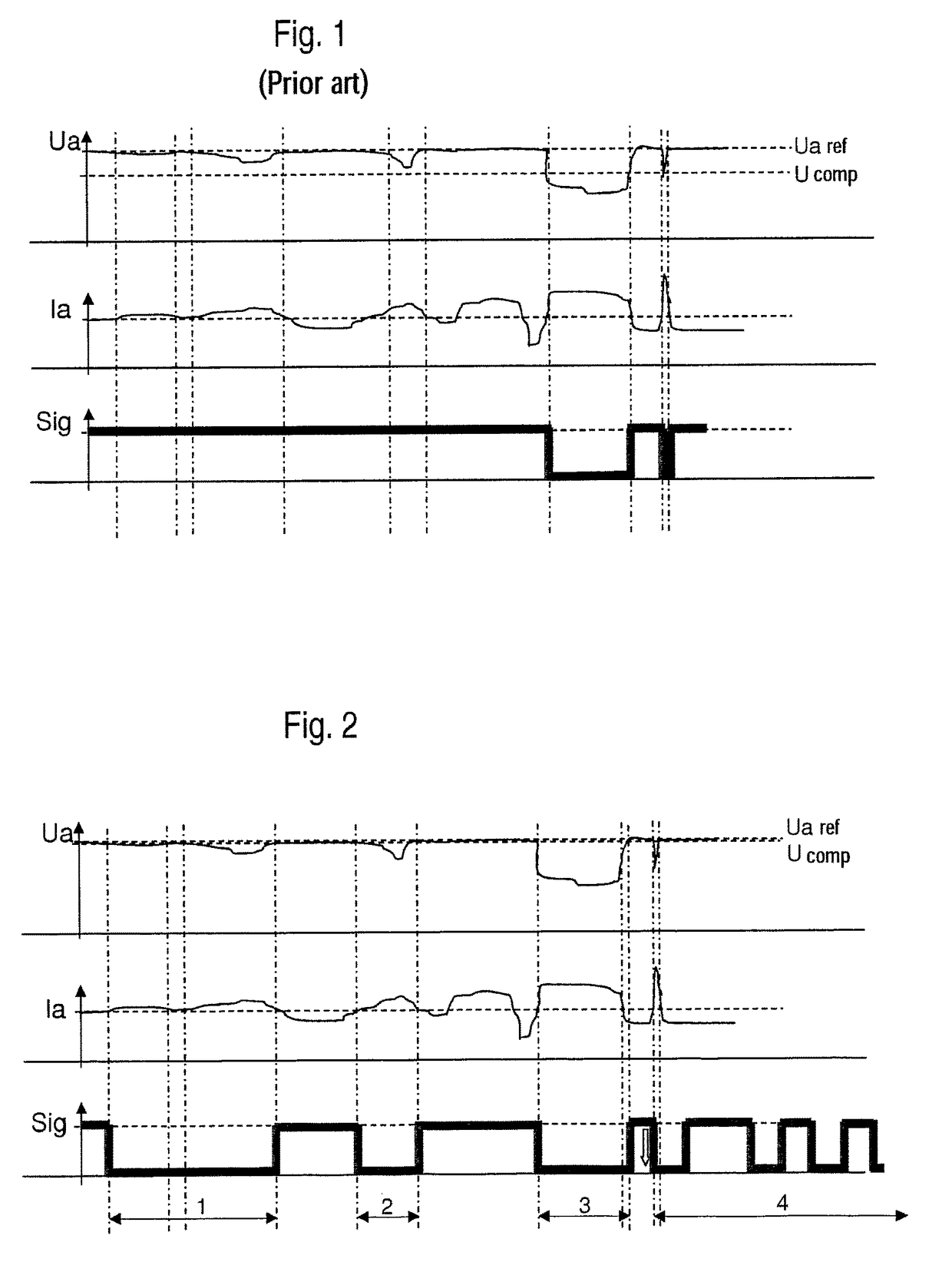 Arrangement and method for monitoring a power supply