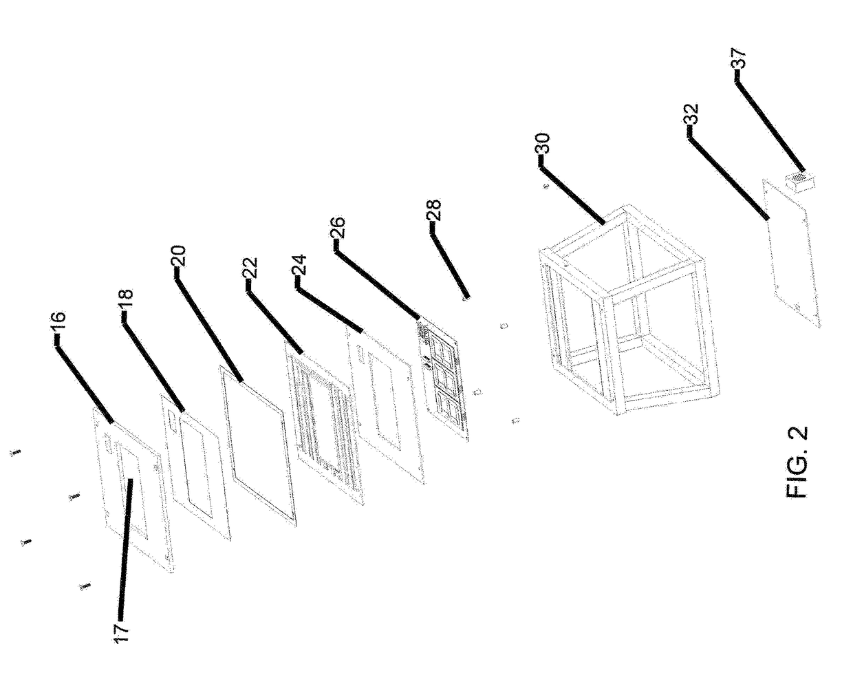 Exercise contact counter display tracking repetitive hits