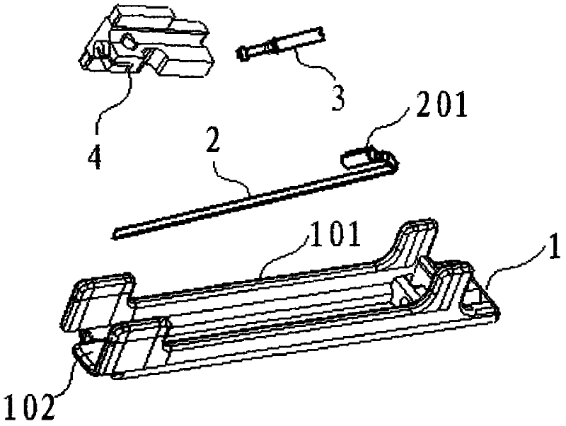 Power on-off connecting mechanism of ISOFIX (International Standards Organization FIX) child restraint system