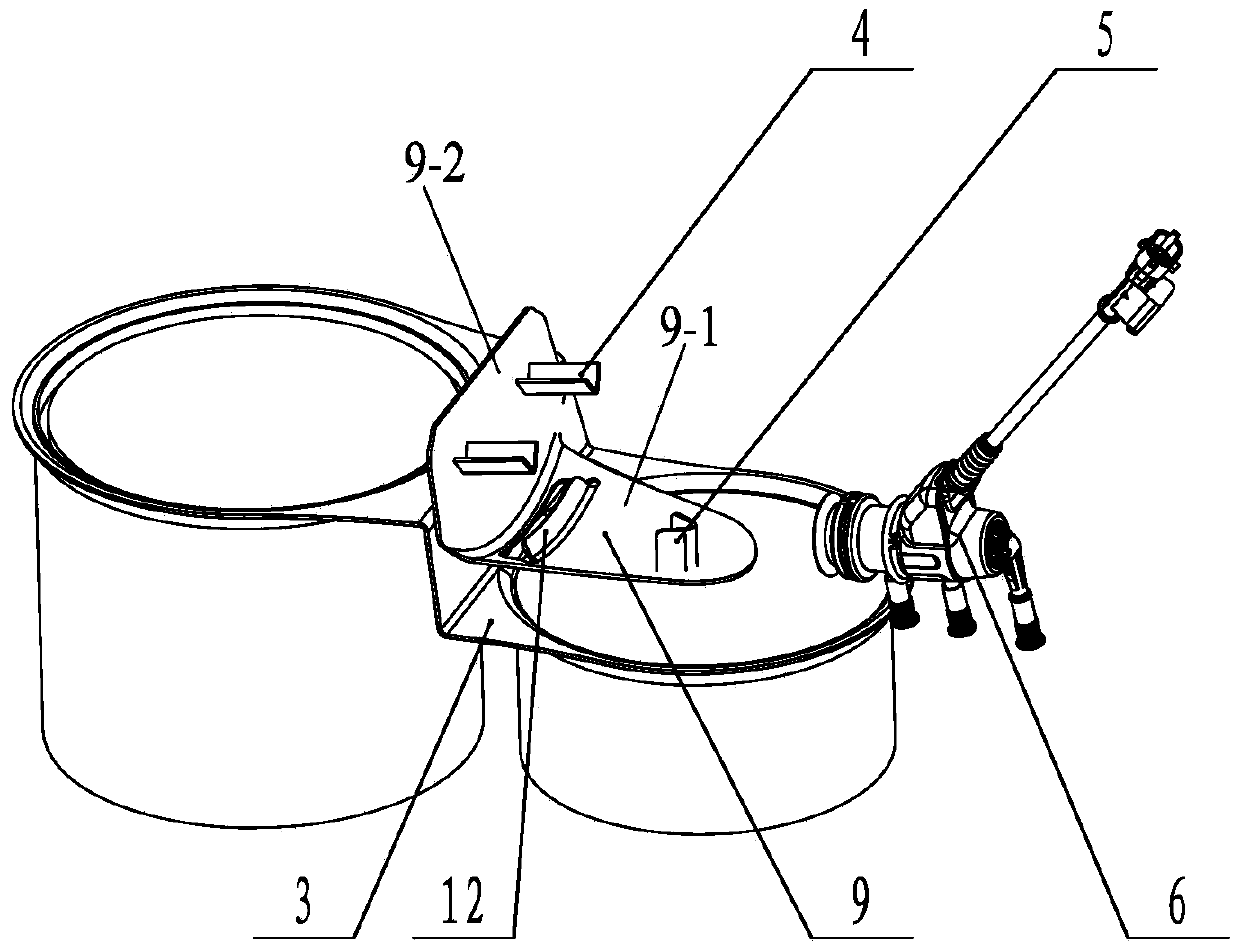 Close-coupled scr post-processing packaging structure for light-duty diesel vehicles