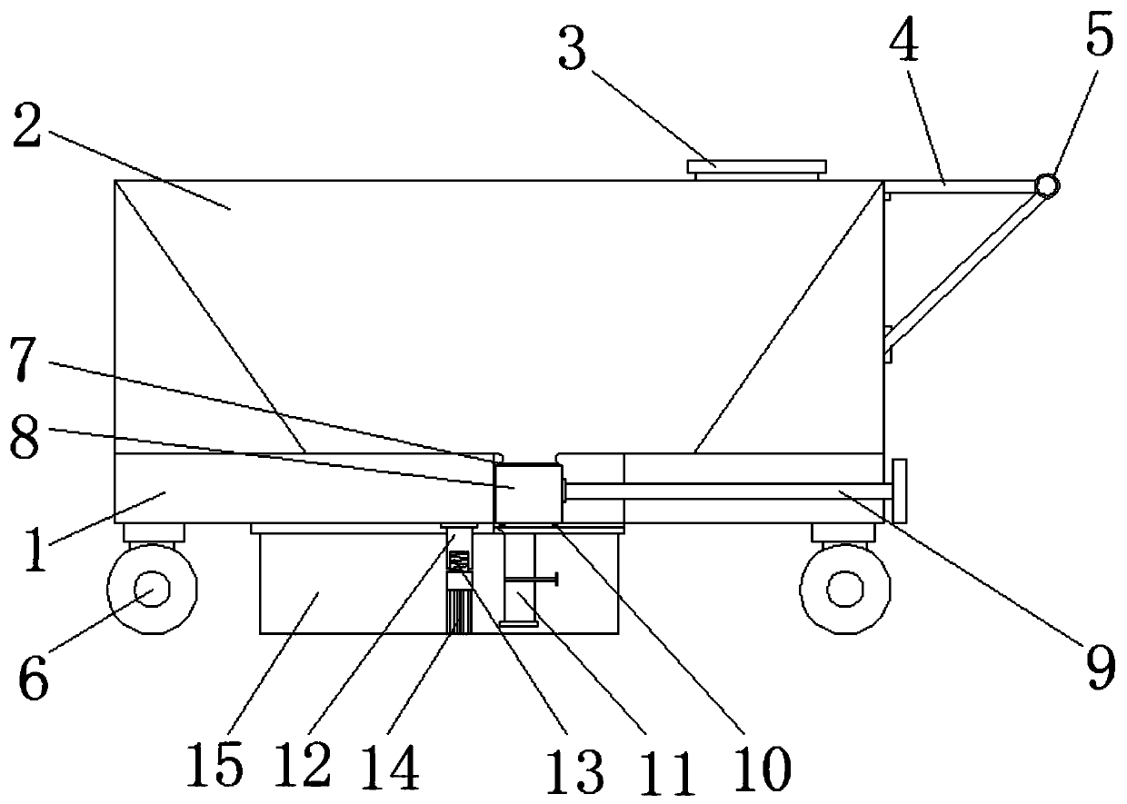 Spraying indicating arrow device for road construction