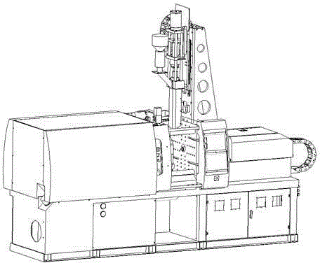 Double-material injection moulding machine and forming method thereof