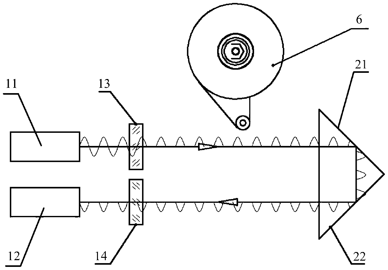 Dimension measuring device, dimension measuring method and dimension measuring system