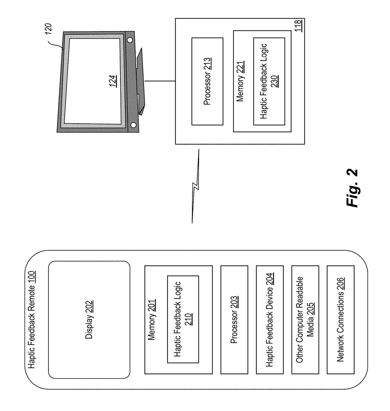 Haptic feedback remote control systems and methods