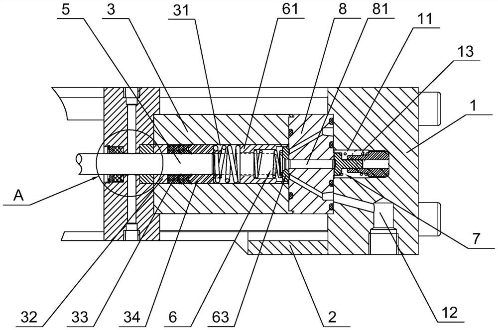 Novel high-pressure plunger pump fluid end structure