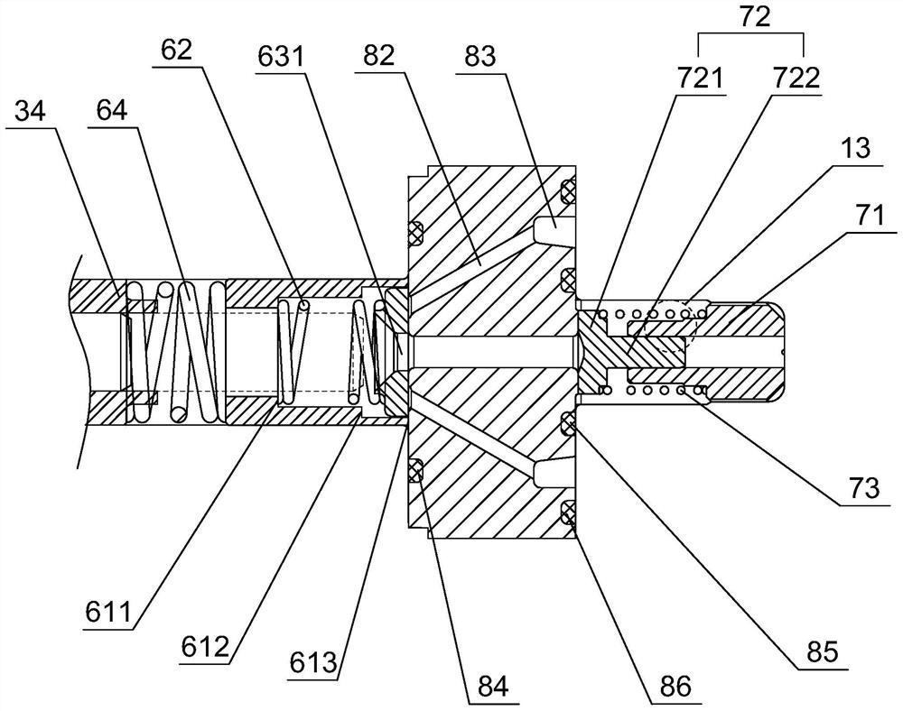 Novel high-pressure plunger pump fluid end structure