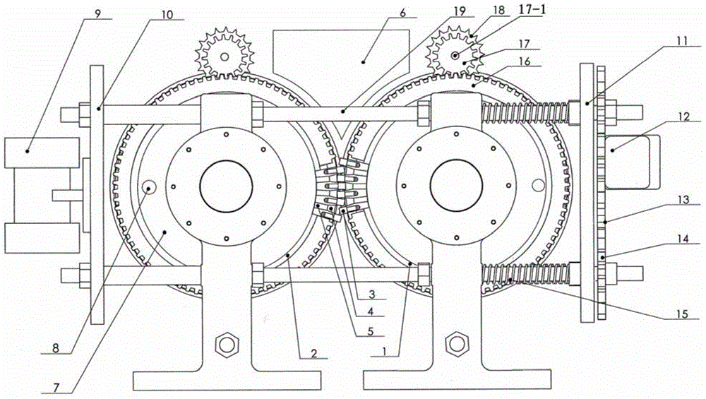 A rotary plunger type straw granulator