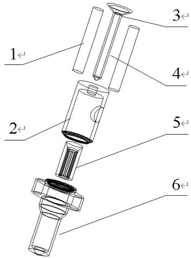 Gas-assisted glue-hanging-prevention atomization device with adjustable glue width