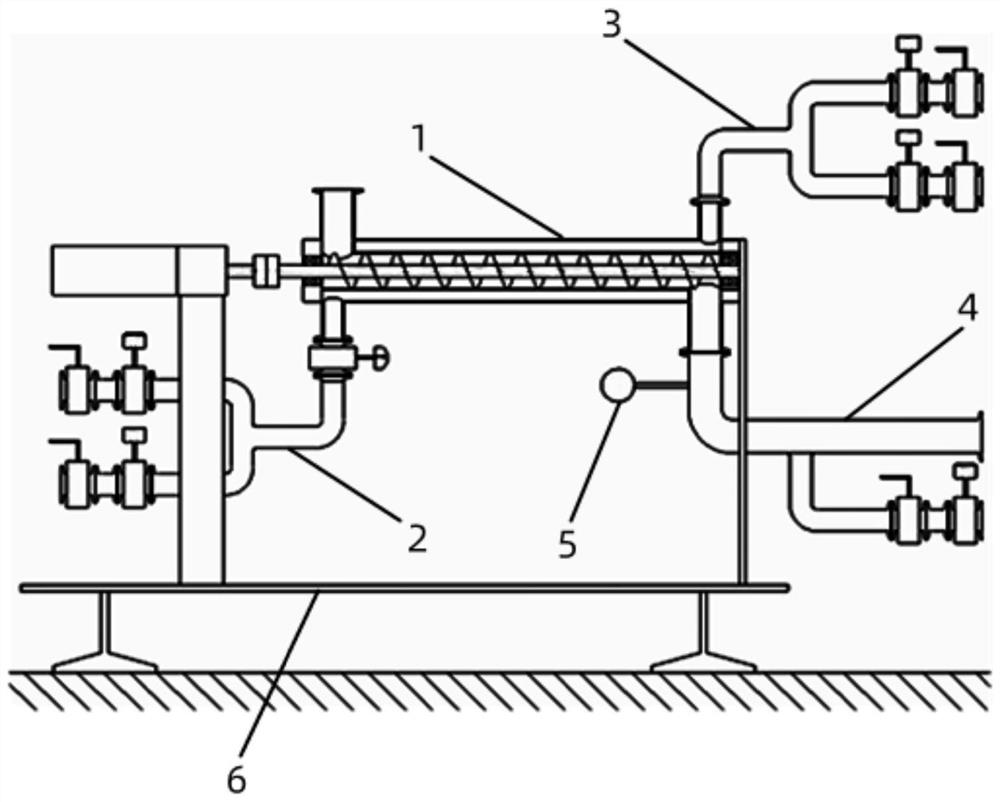 Constant temperature system for slurry in buffer tank of lithium ion battery coating machine