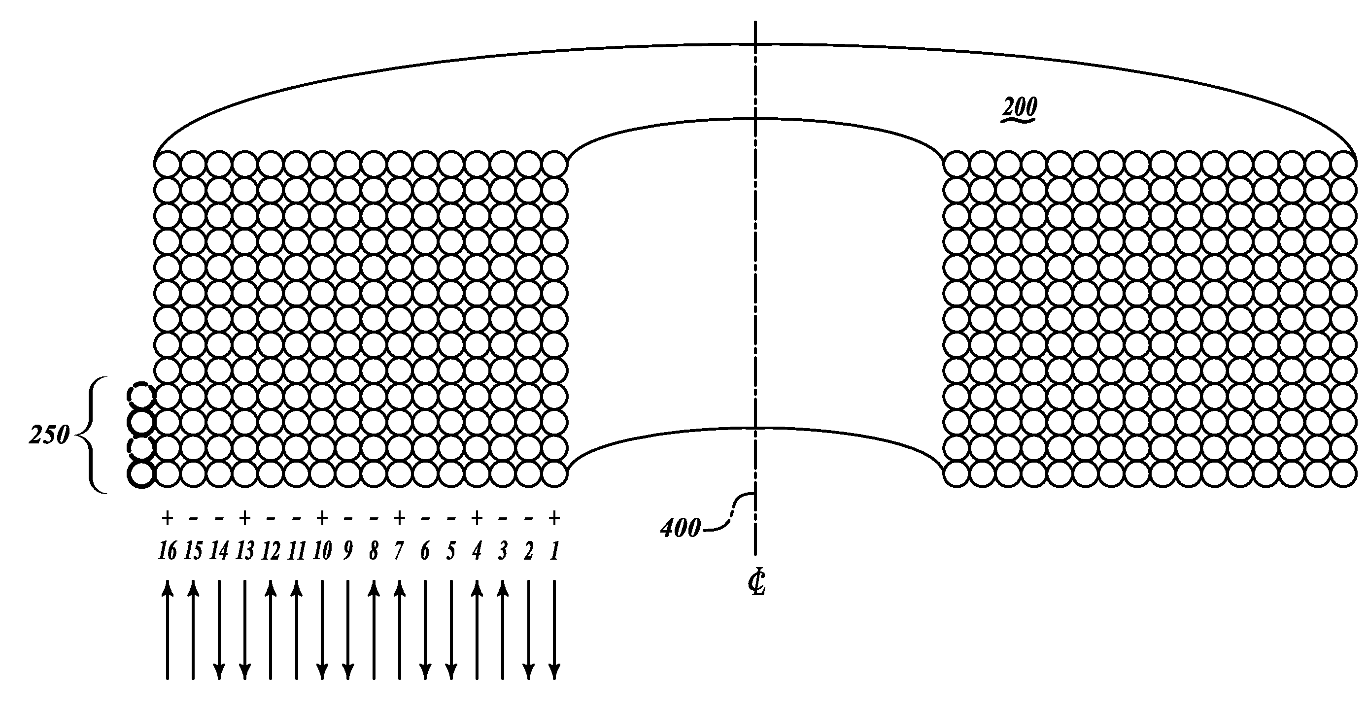 Bifilar optical fiber stowage for fiber-optic gyroscope