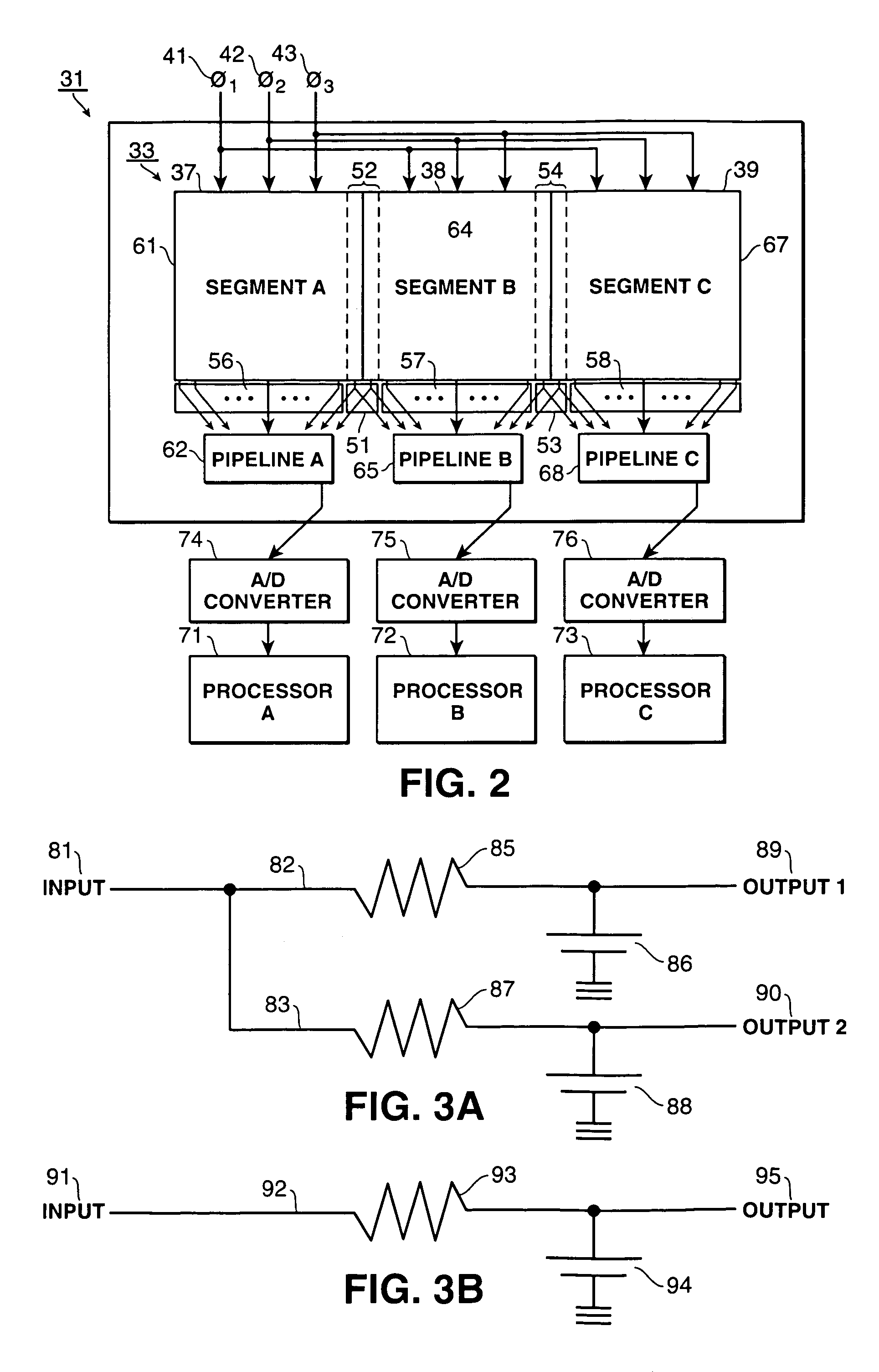 Reducing discontinuities in segmented imaging sensors