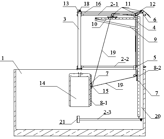 Suction anchor uplift bearing capacity dynamically testing device and method