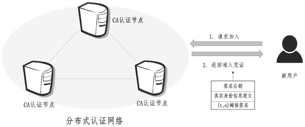 Blockchain user identity supervision method and system considering privacy protection