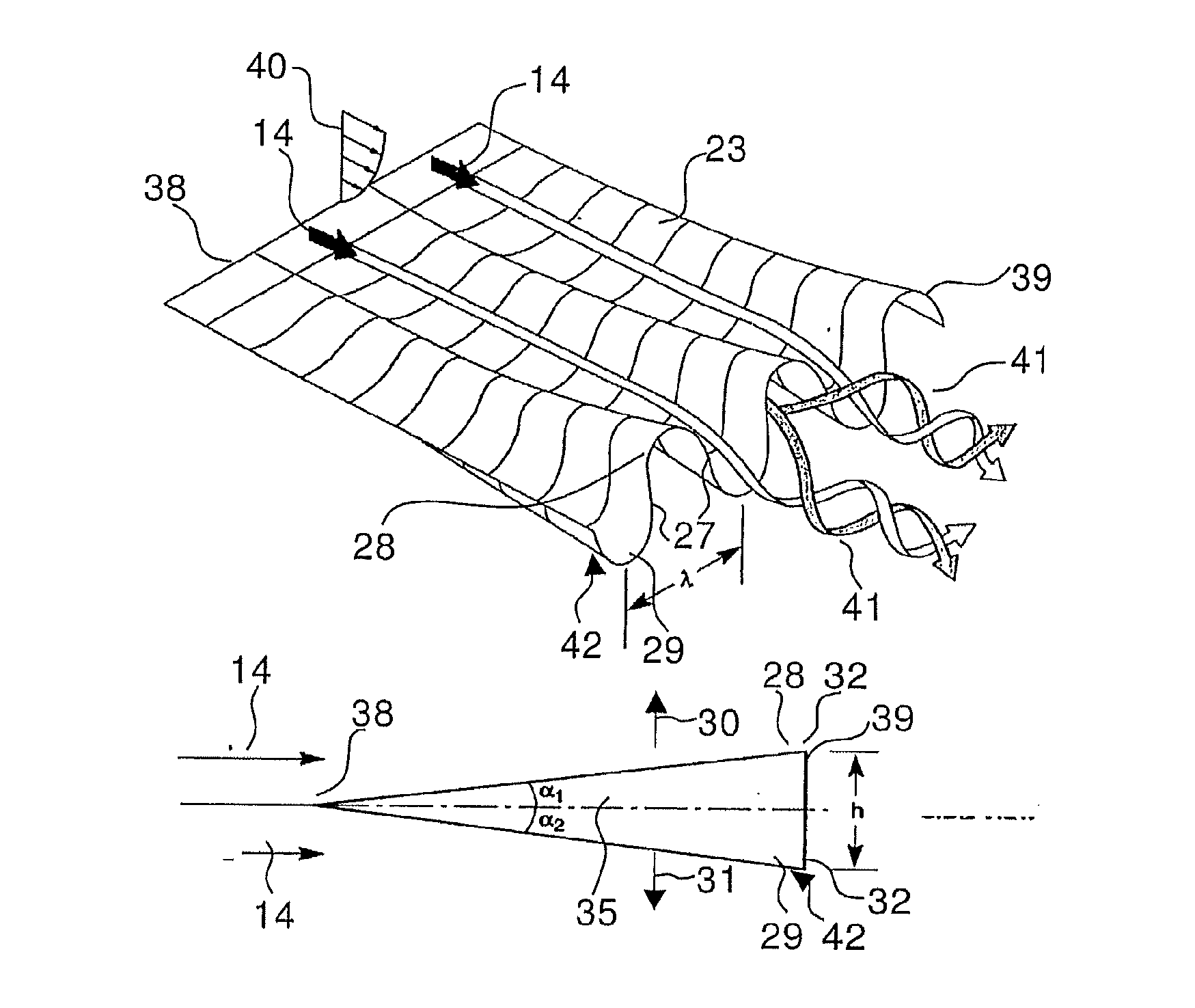 Flow straightener and mixer