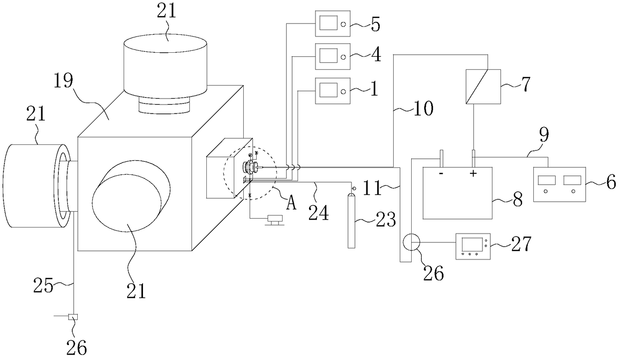 Experimental method for fracturing gas-containing coal body through multi-field coupling controllable shock waves