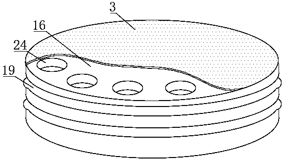 Cow dung compression, dehydration and deodorization device