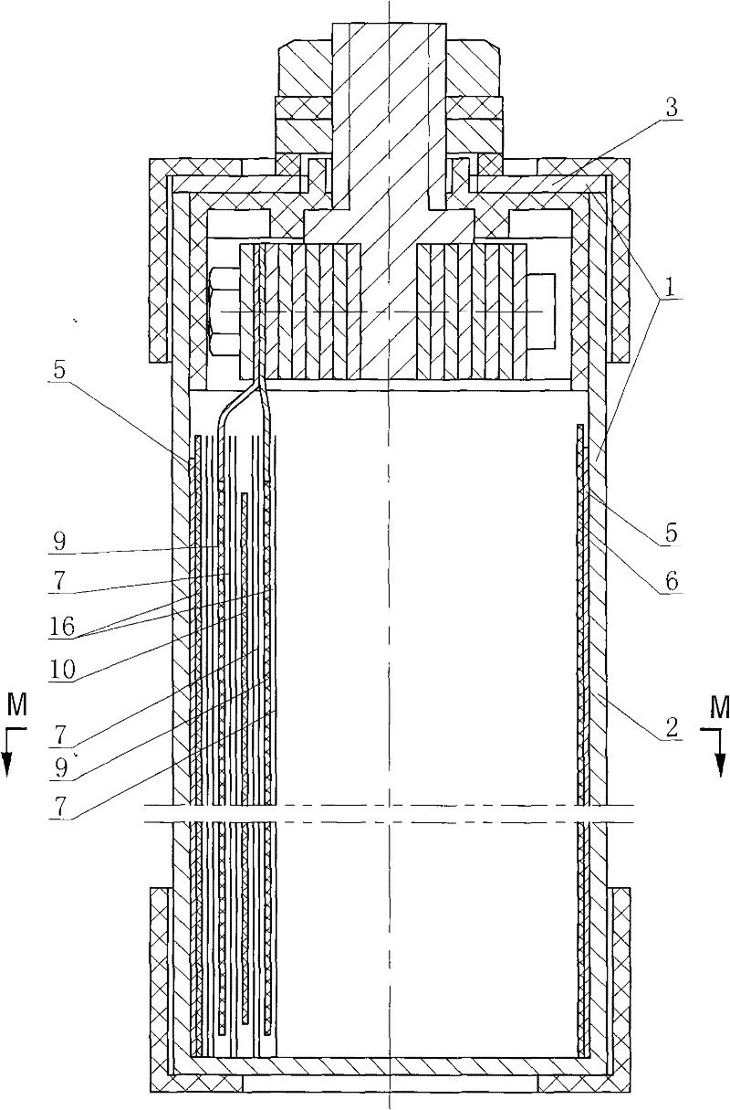 Lamination method of laminated battery cell of lithium-ion power battery