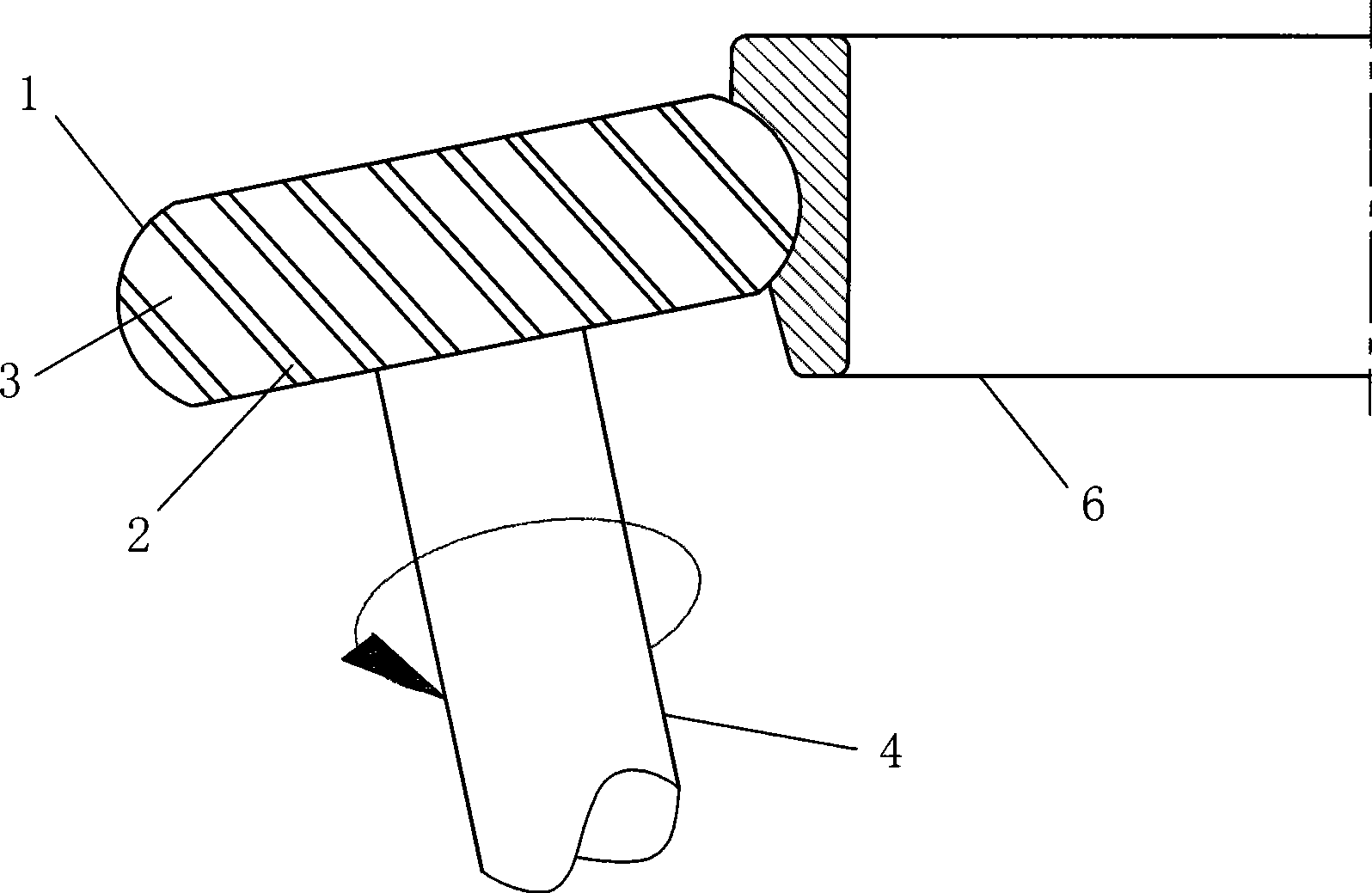 Grinding wheel for grinding large contact surface