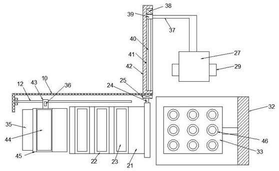 A rapid vulcanization molding processing device for rubber parts