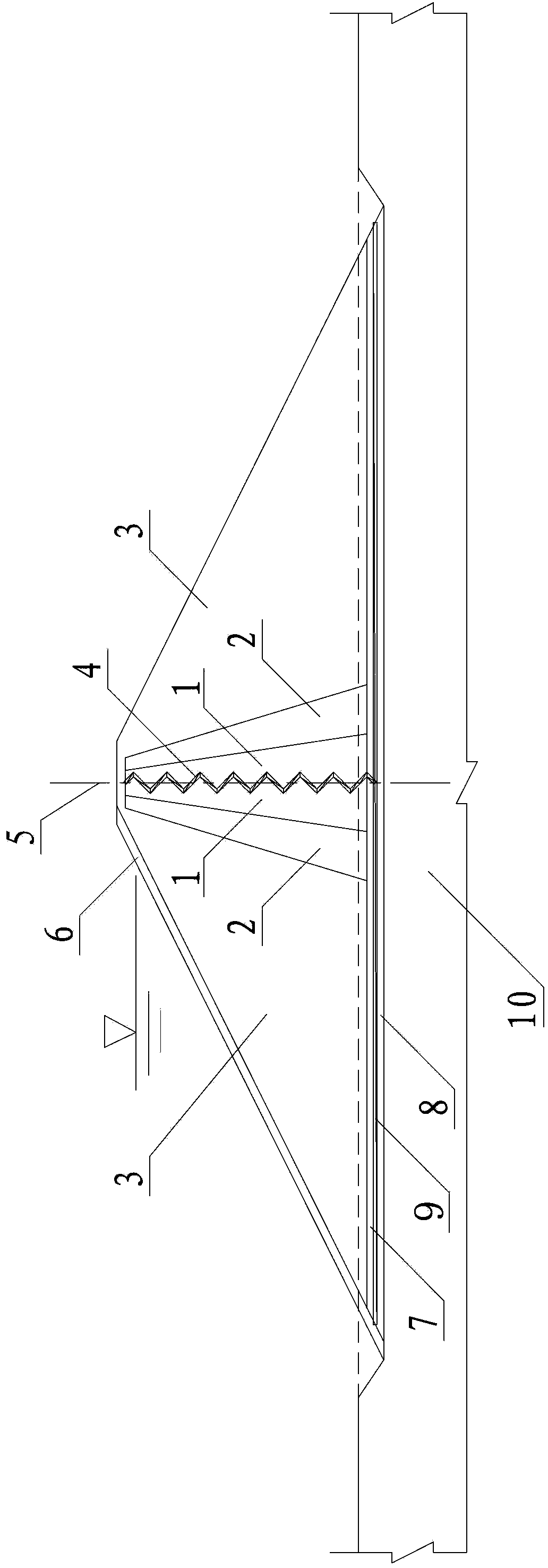 Retaining dam for hydraulic and hydro-power engineering