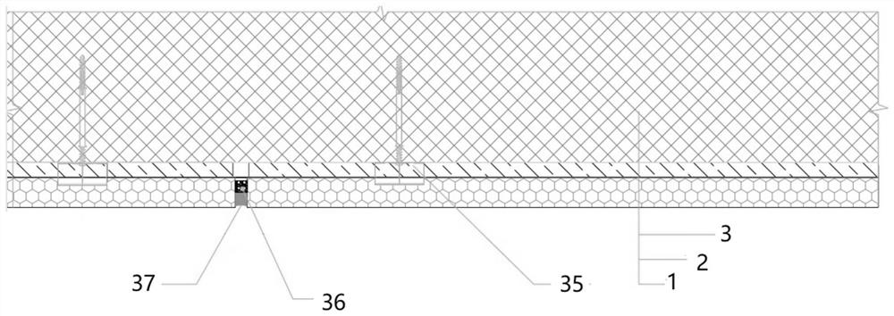 A fire-proof decoration integrated fire-proof isolation belt