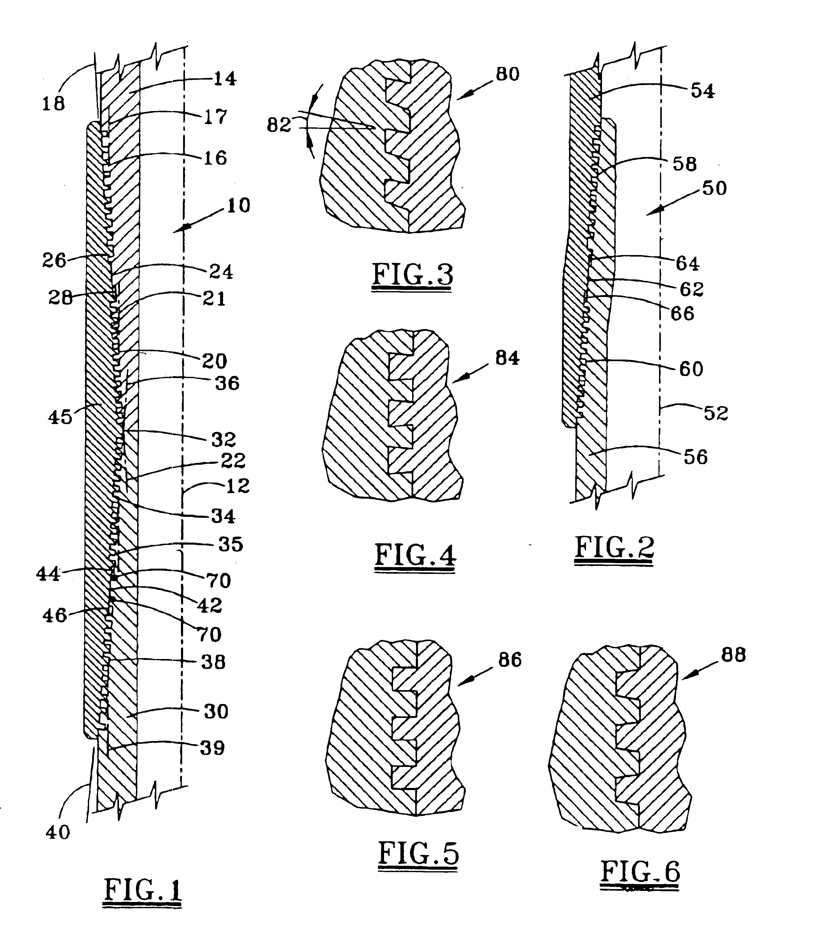 Threaded pipe connection