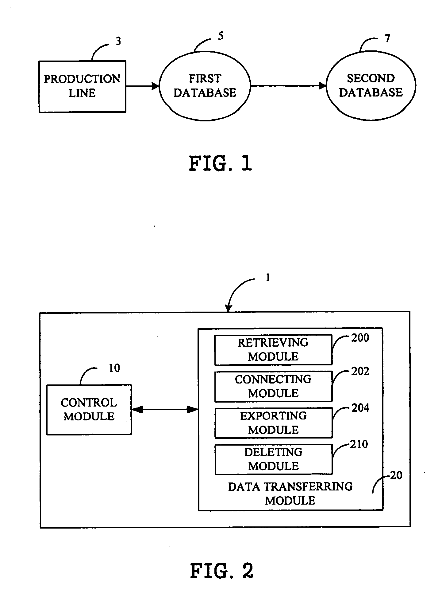 System and method for automatically transferring data from one database to another