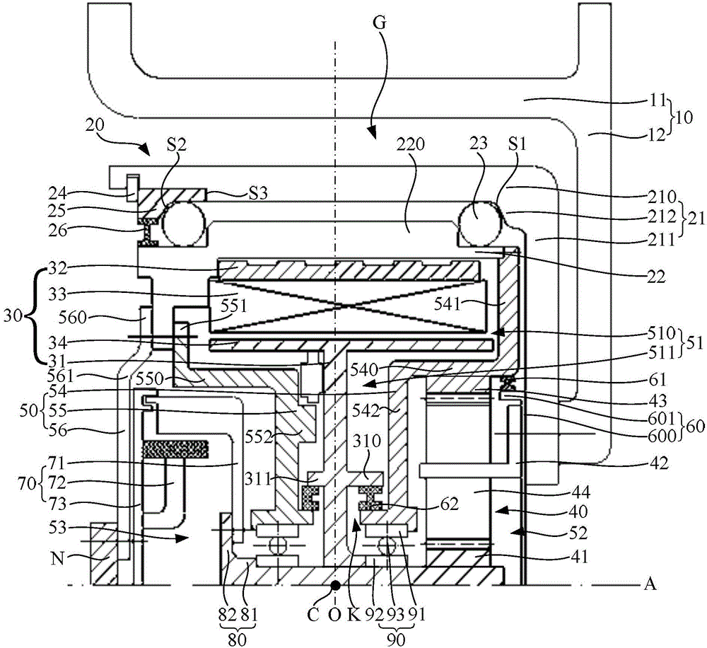 Hub driving assembly