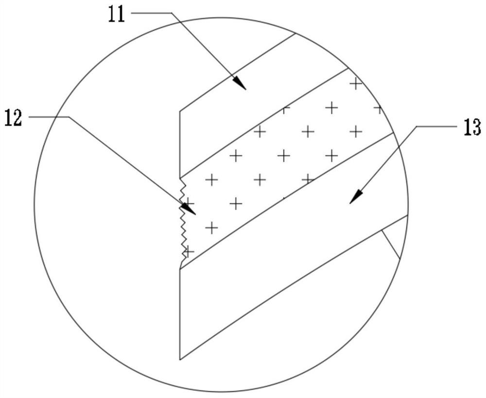 A car anti-collision beam with good energy absorption effect