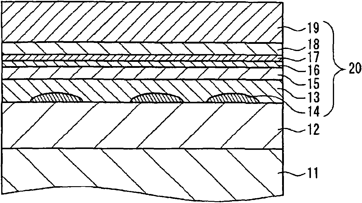 Ohmic electrode structure and semiconductor element