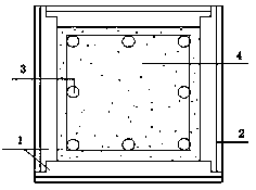 A kind of preparation method of trc permanent formwork beam or column