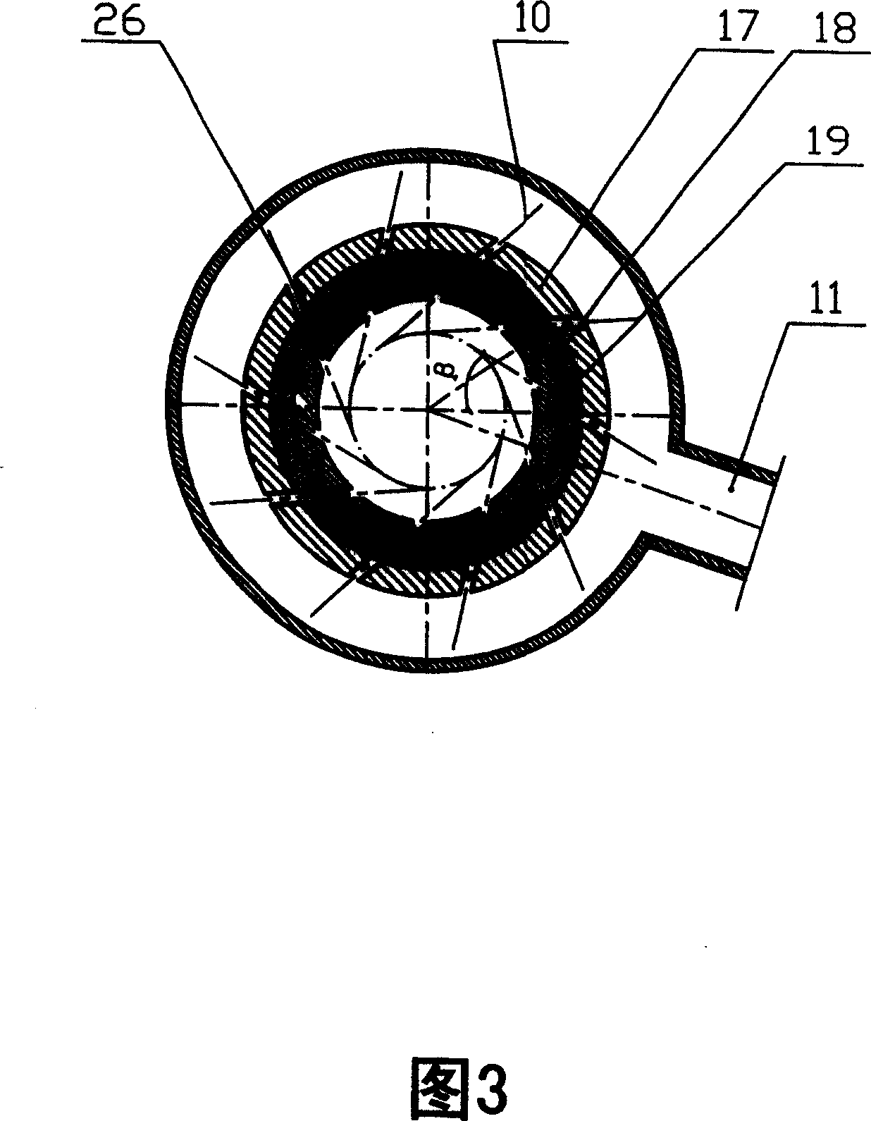 Top burning type hot blast stove with thermal insulation layer in precombustion chamber