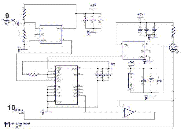 Multi-station synchronous test system for testing quartz crystal oscillator by continuously raising temperature