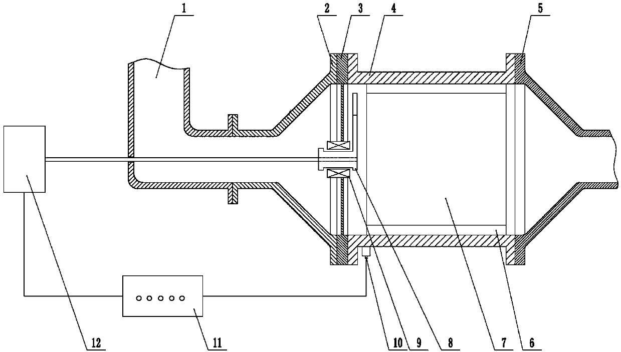 Sectionalized electrical heating regeneration device for diesel particulate filter