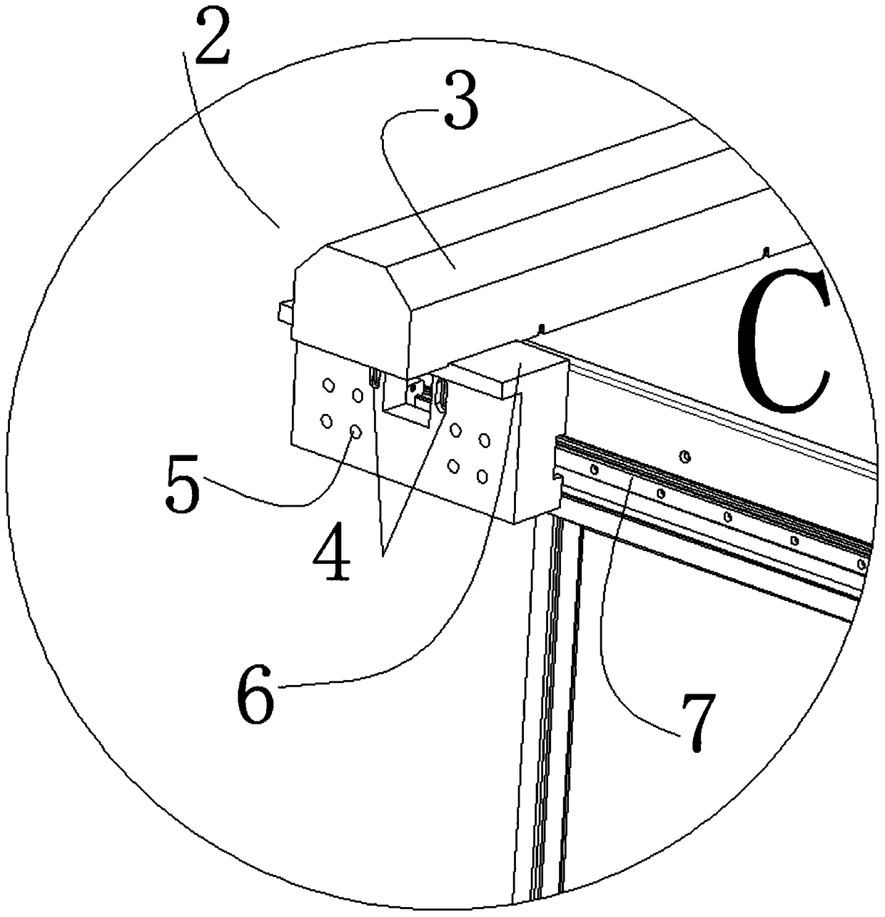 A method and device for image acquisition and reconstruction based on machine vision