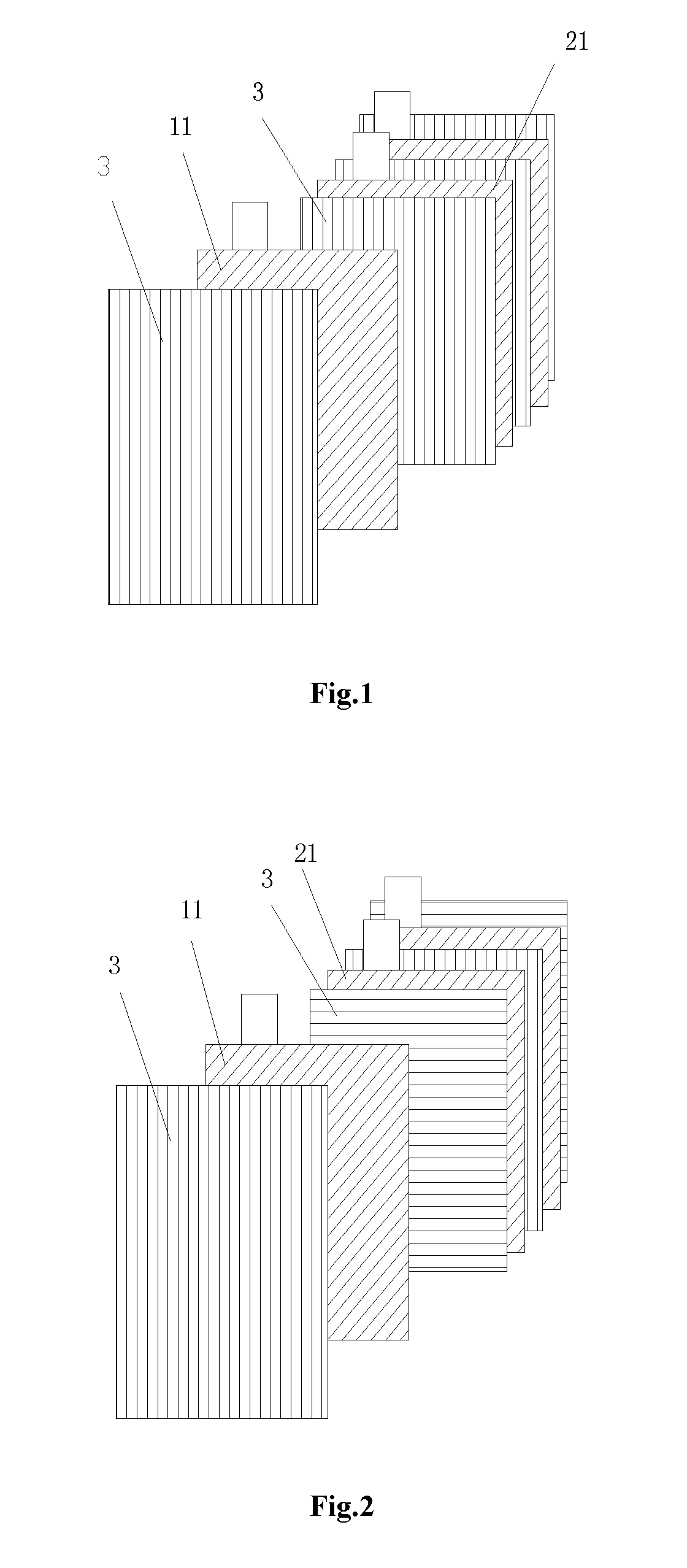 Stacked-Type Lithium Ion Battery