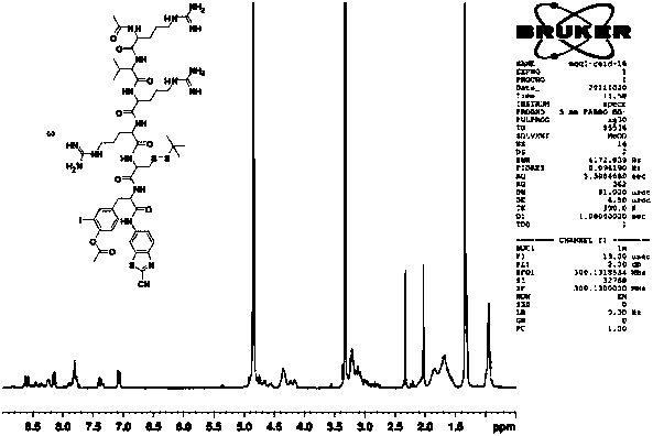 Single photon emission computed tomography developer and preparation method thereof