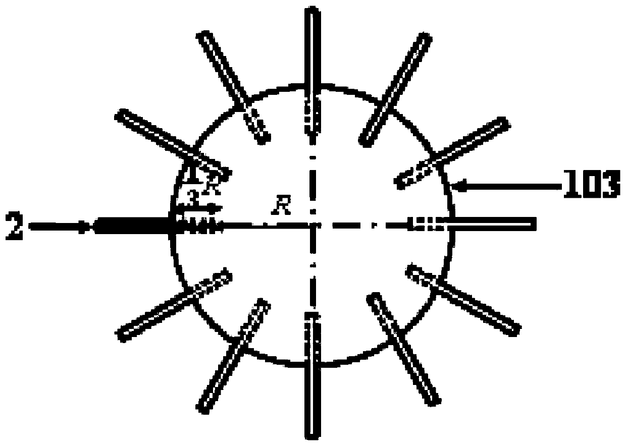 A two-stage blast furnace pulverized coal injection device