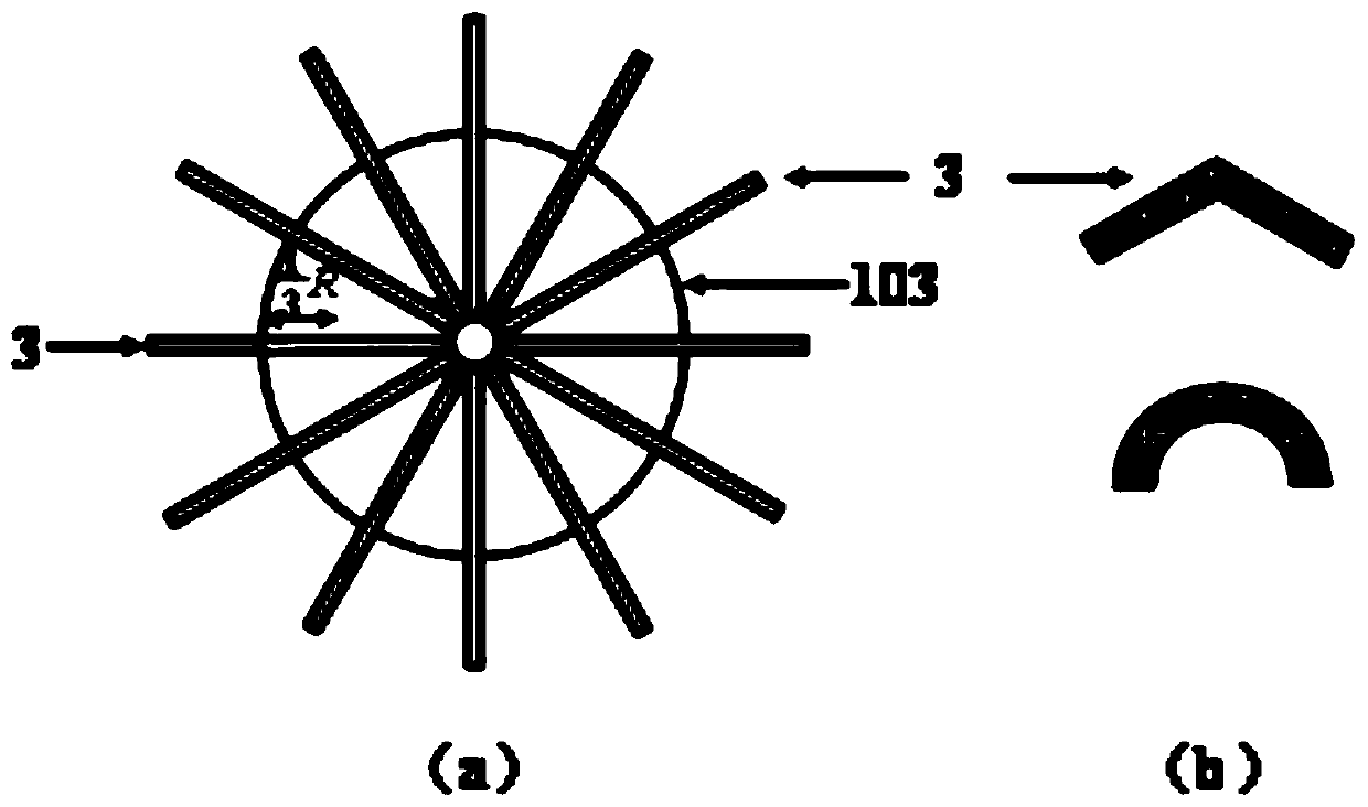 A two-stage blast furnace pulverized coal injection device