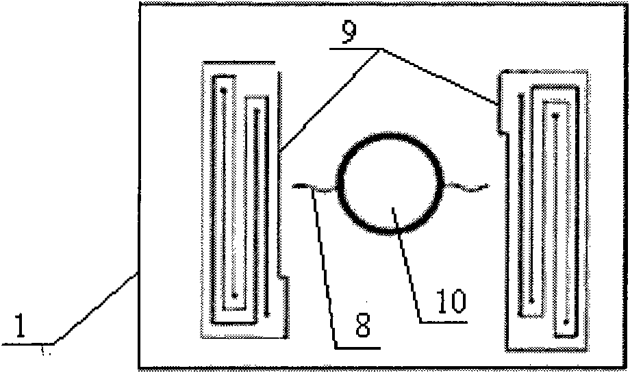 High-sensitivity composite material structure health monitoring system