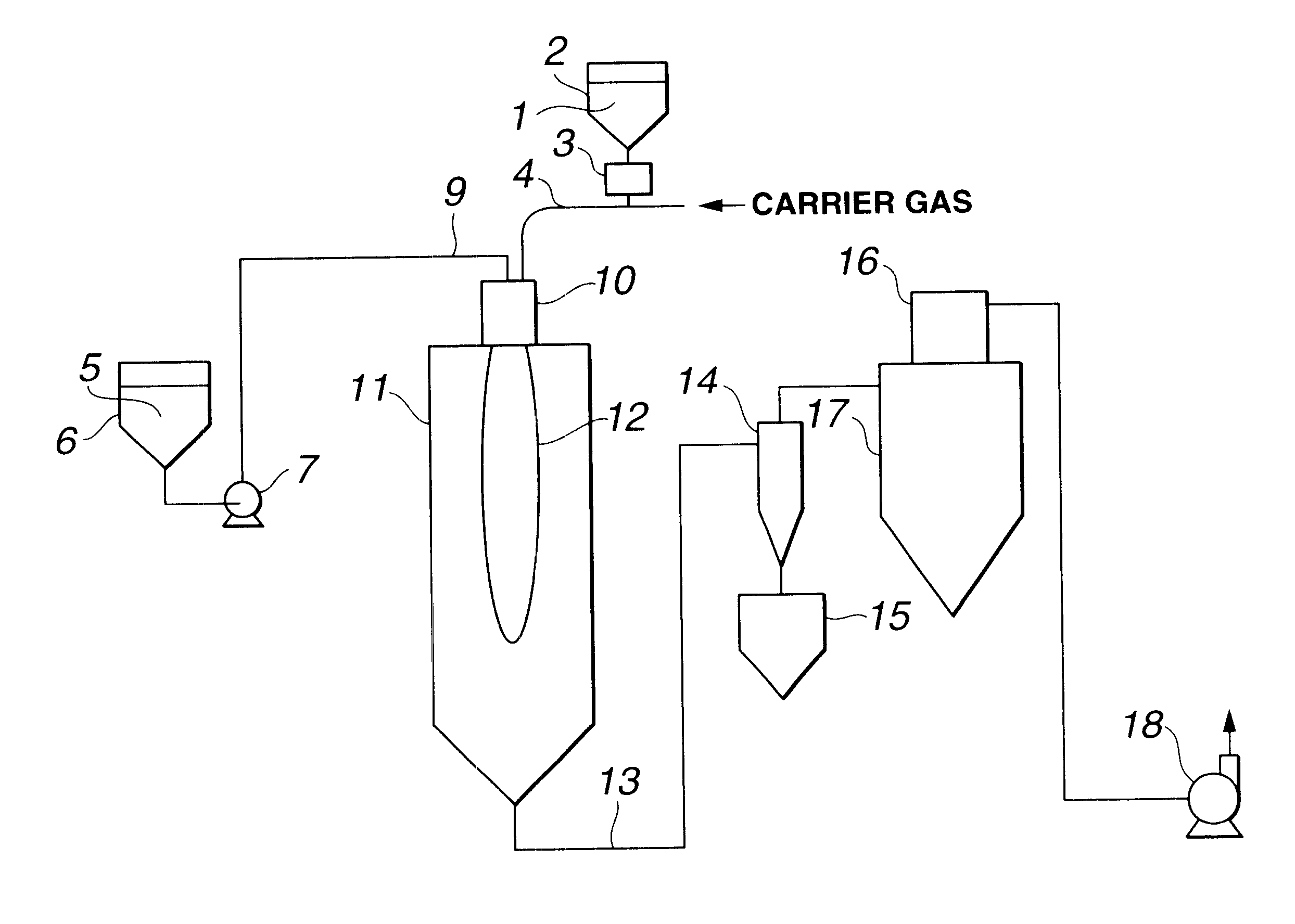 Method of producing spherical silica powder