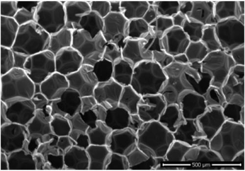 Foaming agent containing tertiary amine and alcohol amine salts and application for foam material of polyurethane continuous slabs