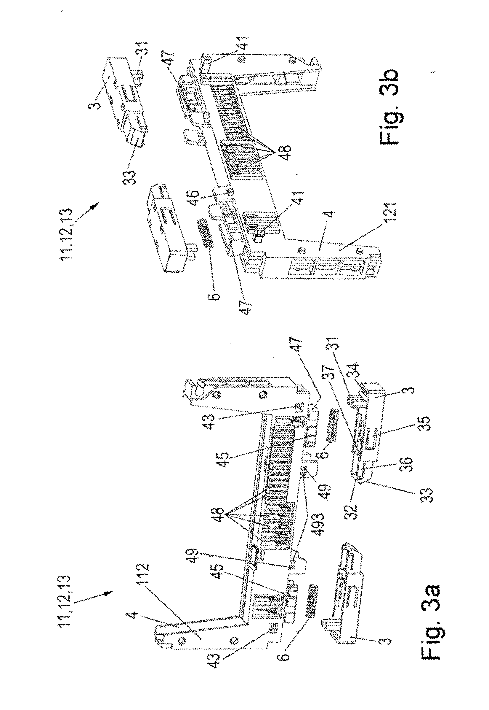 Mounting rail and module latching system