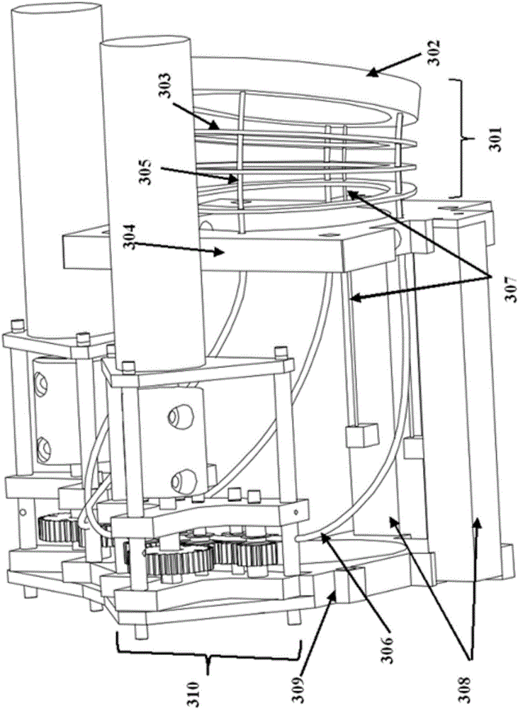 Driving unit used for driving flexible continuum structure