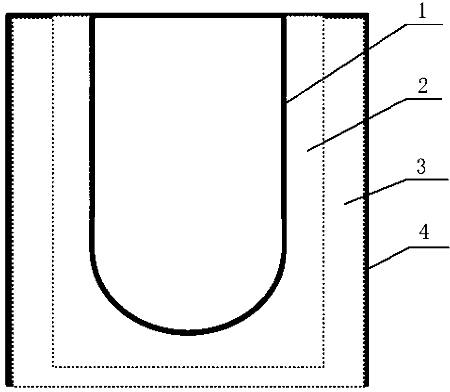 Nonmetallic anti-explosion container and manufacturing process thereof