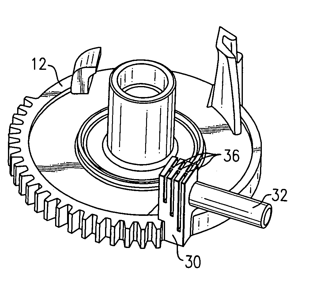 Impact damper mechanism