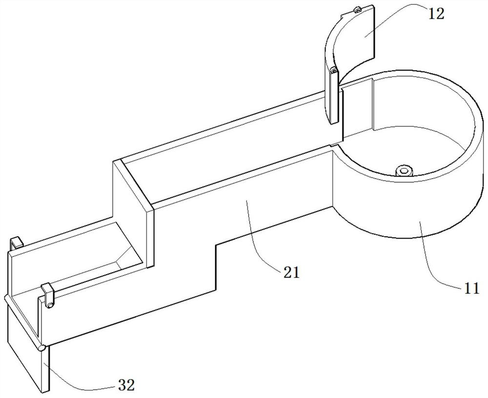 A marine waste disposal device